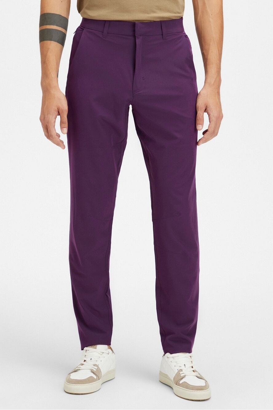 Fabletics NWT The Only Pants Purple Sz XS Performance Golf Tech